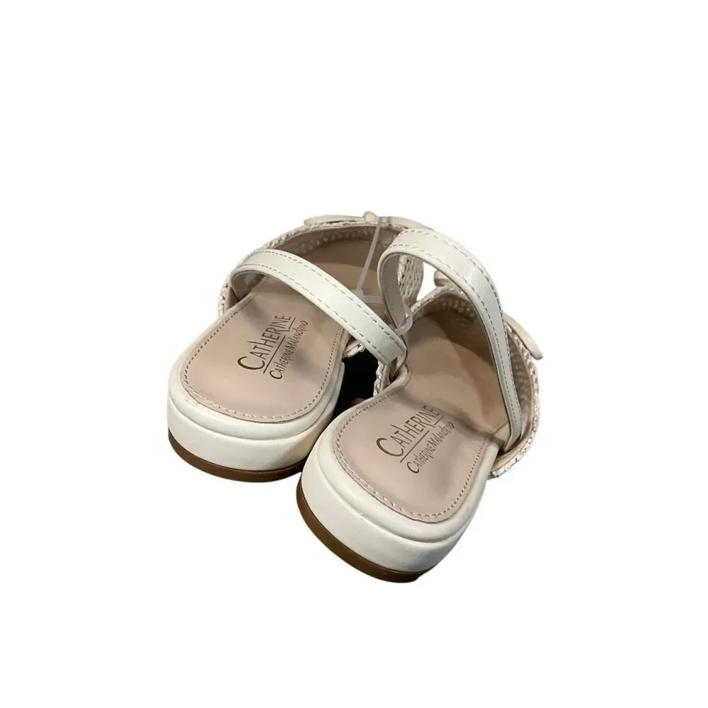 Catherine Malandrino | Slingback Raffia Mule Flat